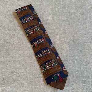 Vintage Alynn Neckwear Theater Opera Philharmonic Bravo Night Silk Necktie